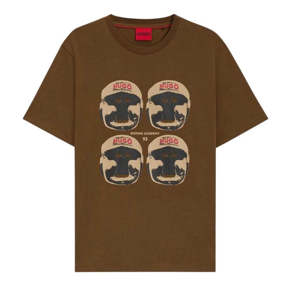 Hugo Unisex Adult T-Shirt / Medium Brown